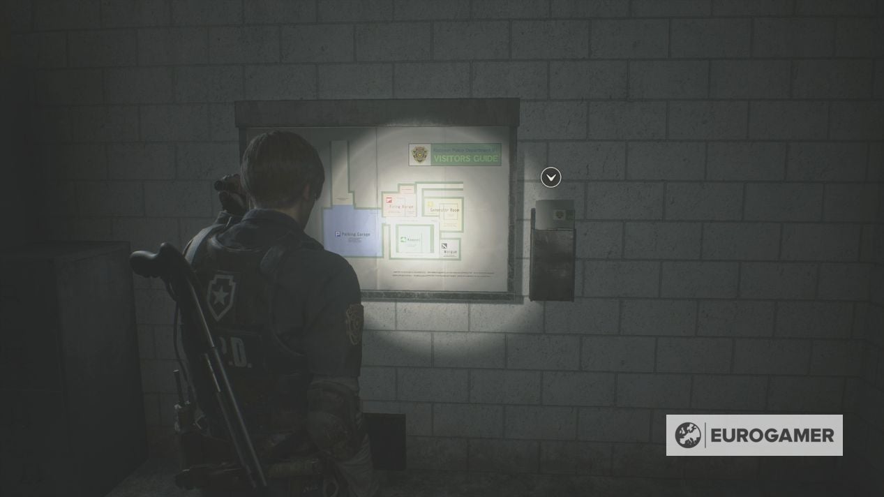 Resident Evil 2 Parking Garage, Diamond Key and Square Crank